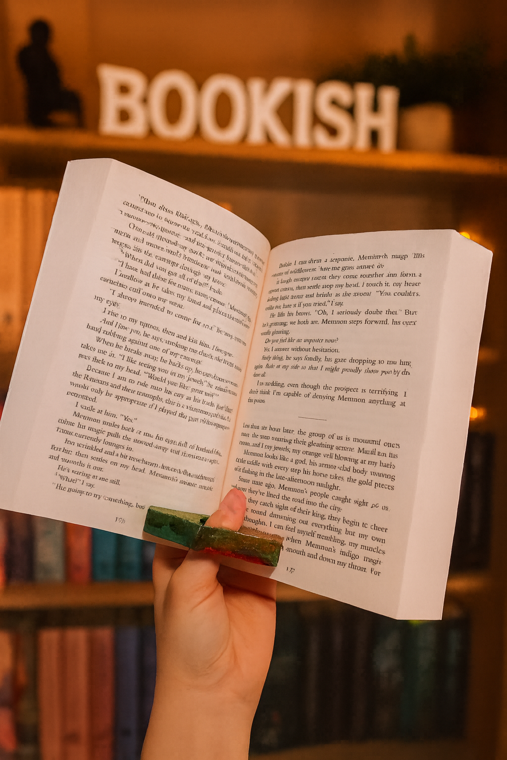 The "One-Handed Reader" – Resin Page Holder