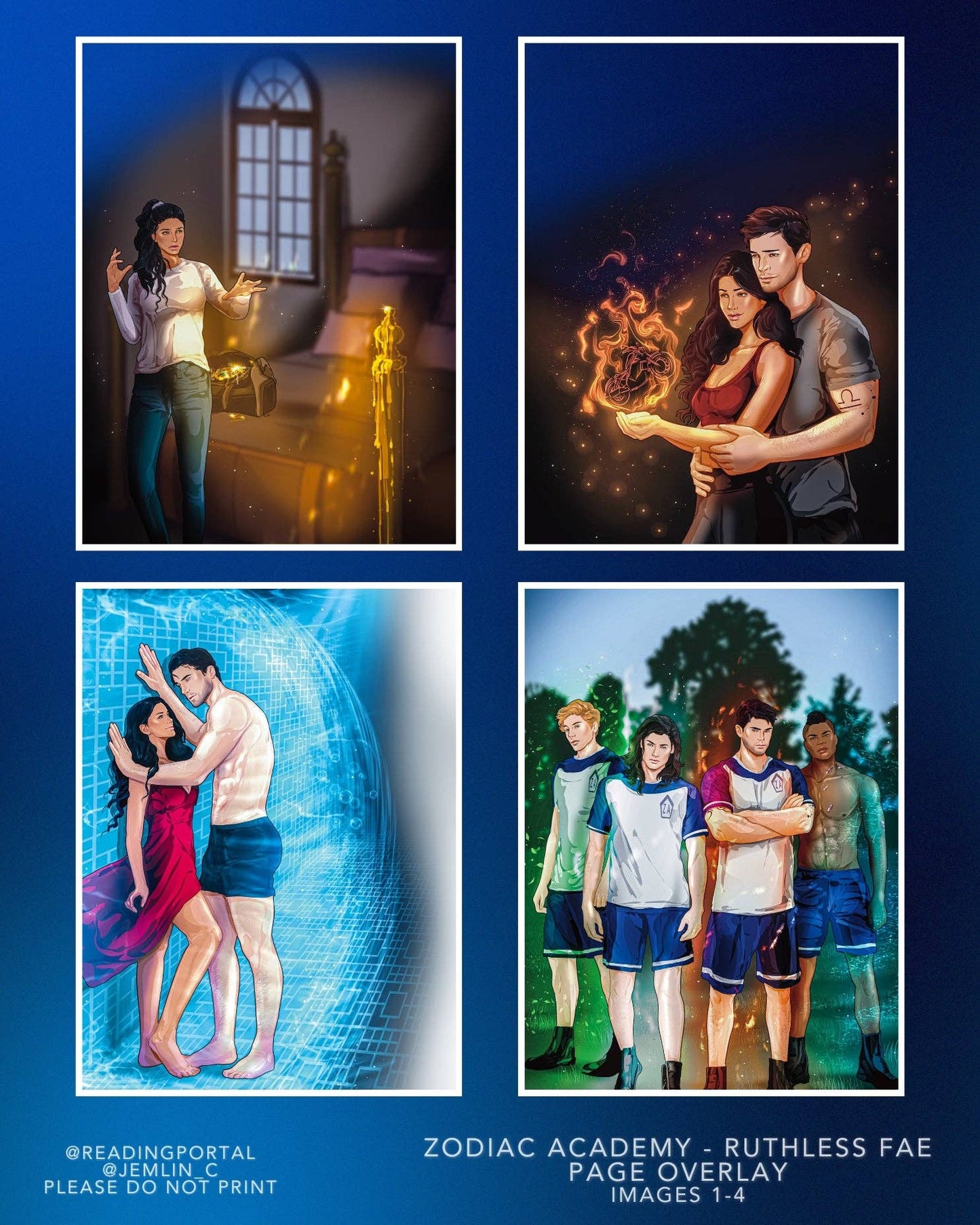 Zodiac Academy Page Overlays™: US Paperback