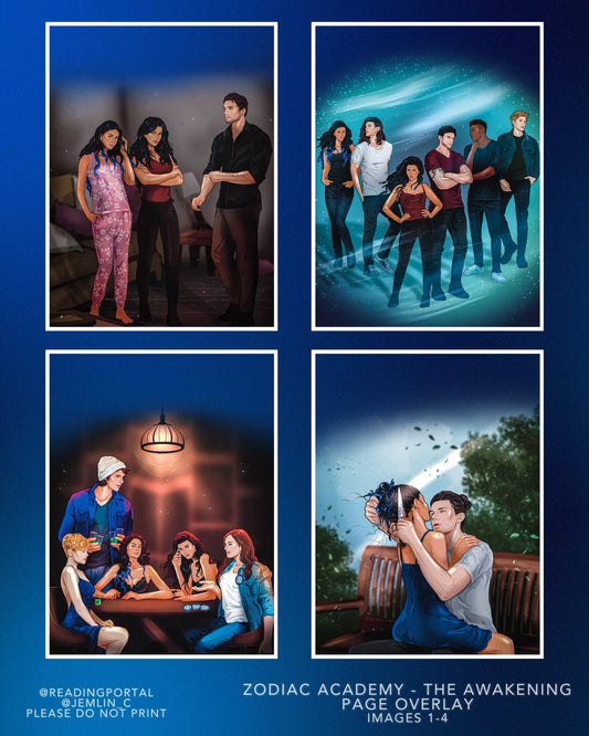 Zodiac Academy Page Overlays™ (US Paperback) | Australian Stock