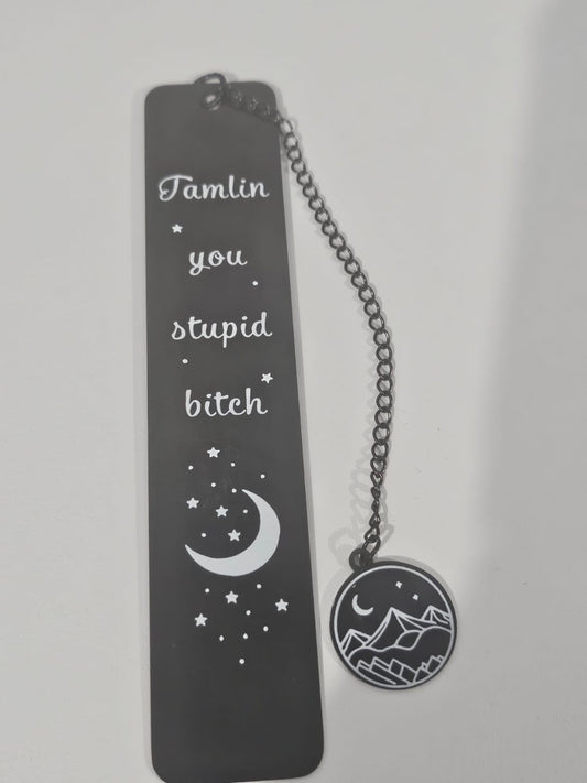 The "Tamlin Slander" Metal Bookmark – Night Court Edition
