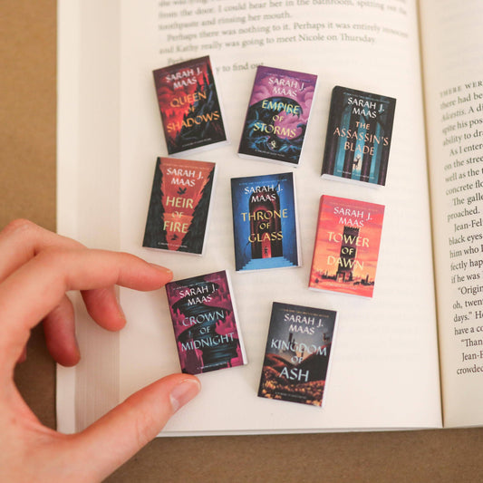 Handmade Mini Sarah J Maas Throne Of Glass Series Set