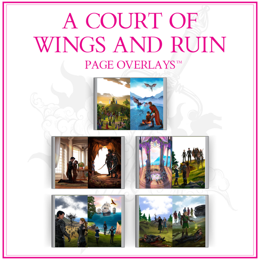 A Court of Wings and Ruin Page Overlays™: US/UK Edition - Hardback