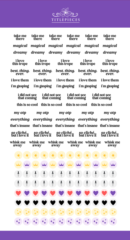 Annotation Stickers (Genre): Sweet Romance