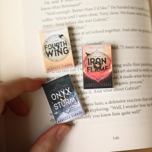 Handmade Mini Fourth Wing Series By Rebecca Yarros Set Of 3