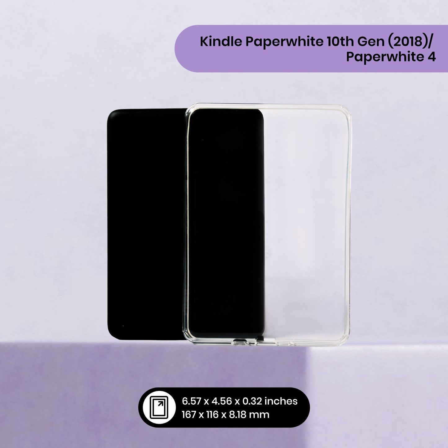 Clear Kindle Case: Paperwhite 10th Gen (Paperwhite 4)