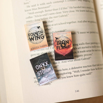 Handmade Mini Fourth Wing Series By Rebecca Yarros Set Of 3