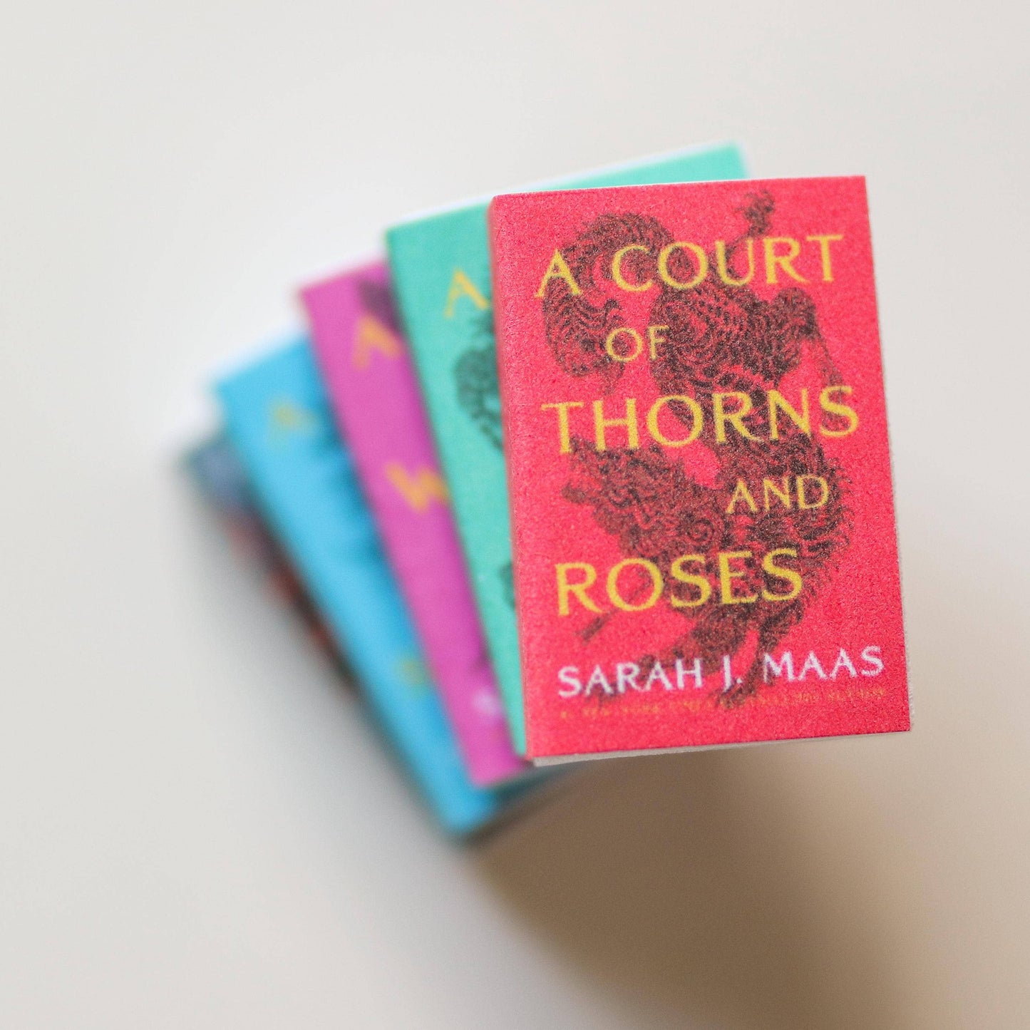 Handmade Mini Sarah J Maas Acotar Series Set Of 5