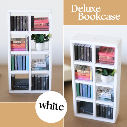 Fantasy Mini Book DIY KIT: White / Deluxe Bookcase