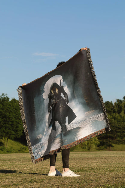 Dark Aelin Galathynius Woven Throw Blanket: Artwork / 52'' × 37''
