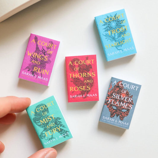 Handmade Mini Sarah J Maas Acotar Series Set Of 5