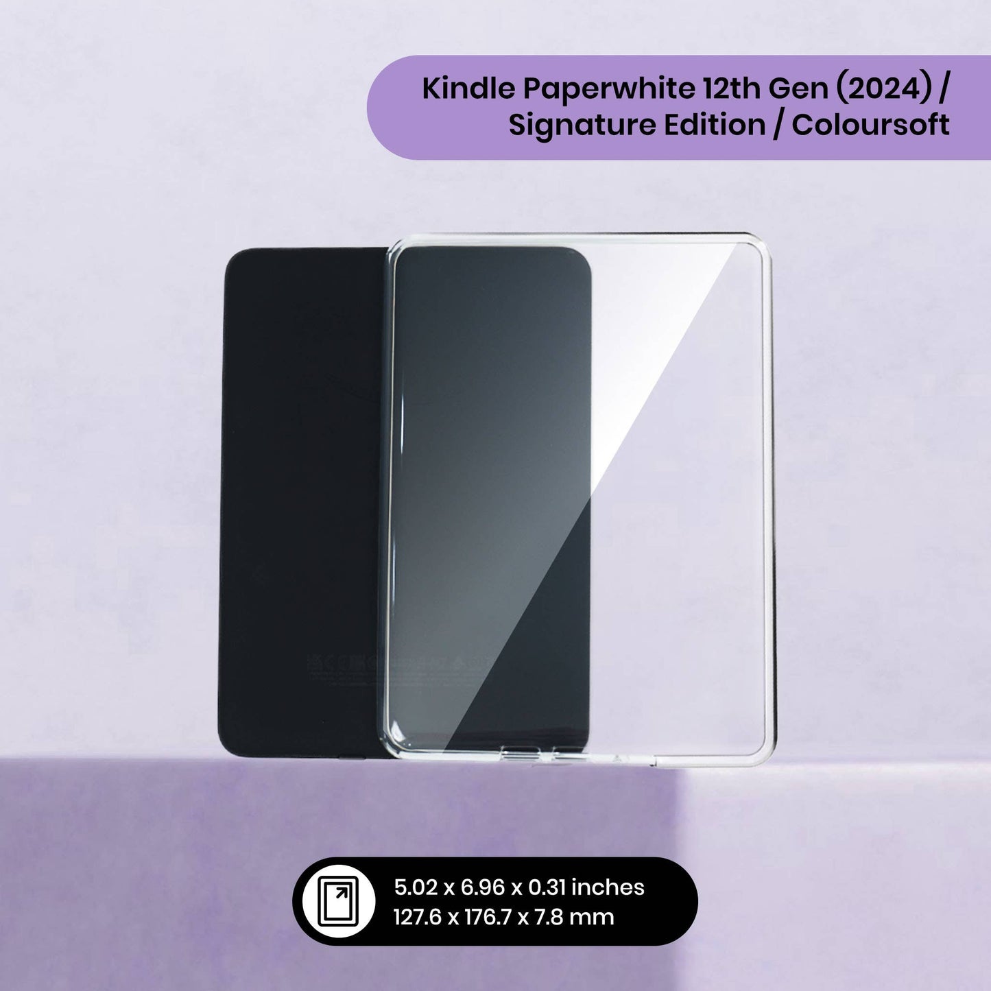 Clear Kindle Case: Paperwhite 10th Gen (Paperwhite 4)