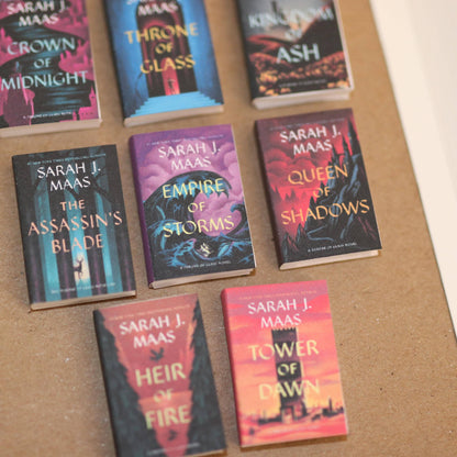 Handmade Mini Sarah J Maas Throne Of Glass Series Set