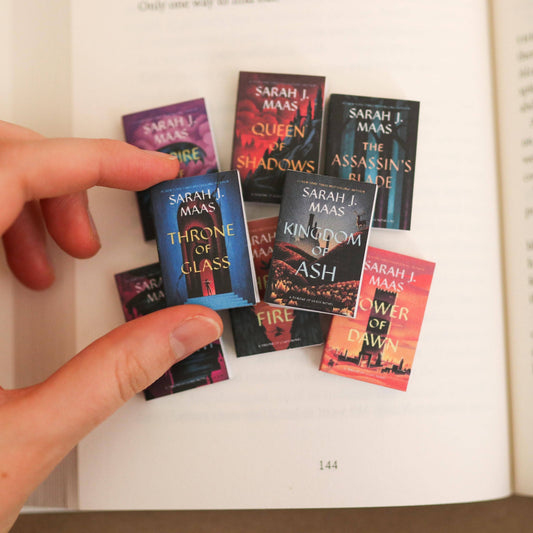Handmade Mini Sarah J Maas Throne Of Glass Series Set