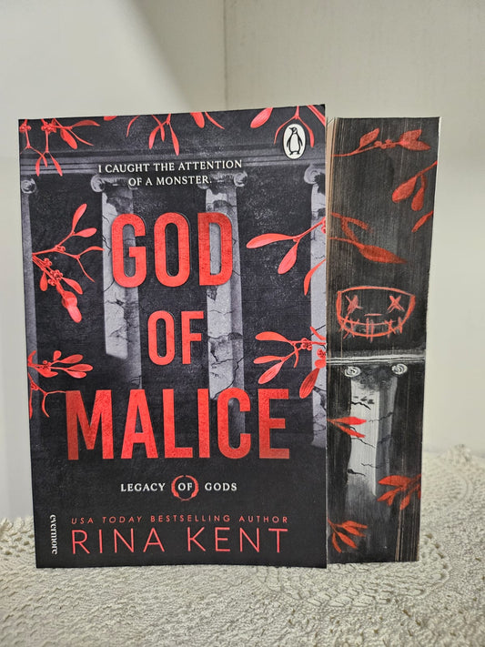 God of Malice deluxe special edition with sprayed edges—front cover