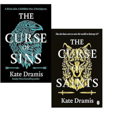Kate Dramis The Curse of Saints Series 2 book collection set fantasy romance novels