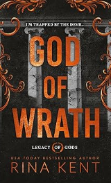 Book cover of God of Wrath, standalone dark mafia enemies‑to‑lovers romance by Rina Kent