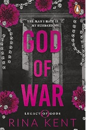 God of War by Rina Kent paperback cover — Legacy of Gods #6 (AU edition)