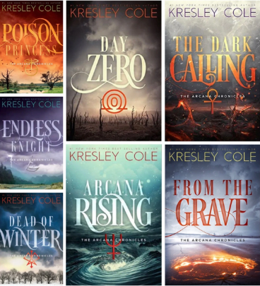 Arcana Chronicles box set paperback, Kresley Cole, AU edition