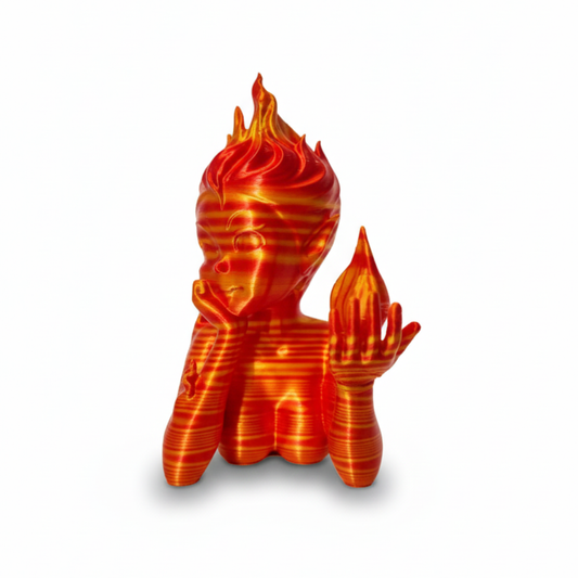 The "Firesprite" Elemental Spirit – Bookshelf Decor