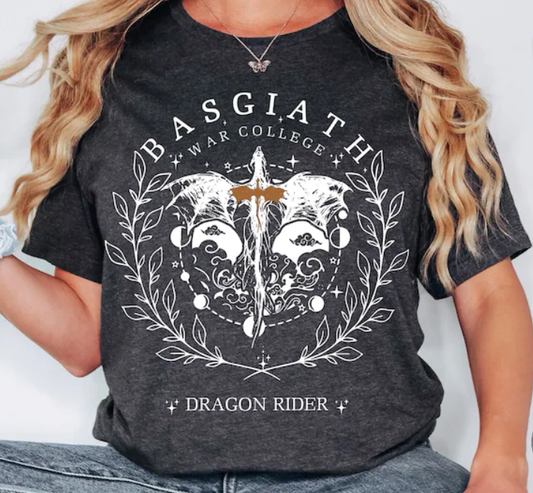 Basgiath War College Book Shirt: S