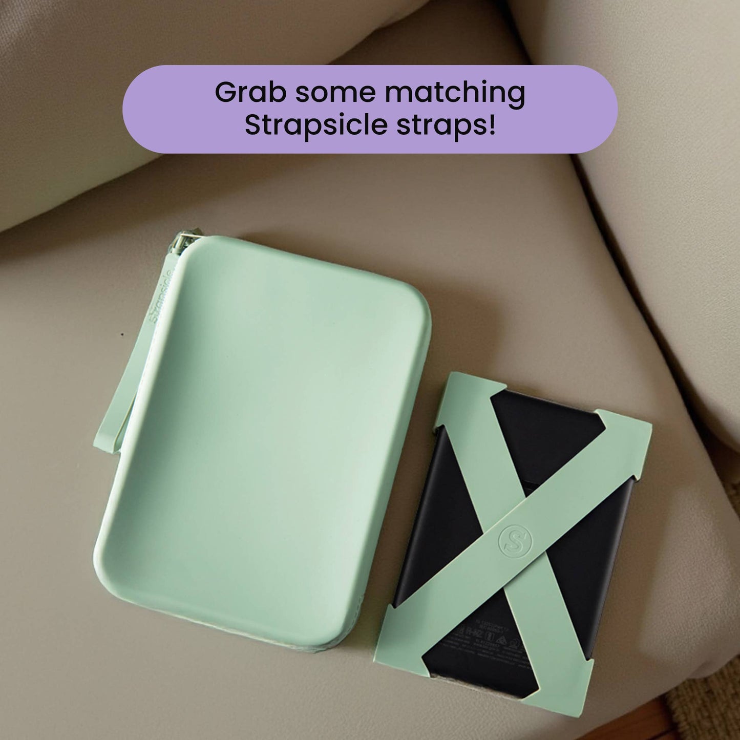 The Strapsicle Clutch: Black