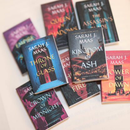 Handmade Mini Sarah J Maas Throne Of Glass Series Set