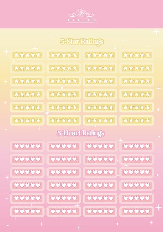 Bookish A5 Sticker Sheets: Bookish Winter