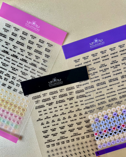 Annotation Stickers (Genre): Sweet Romance