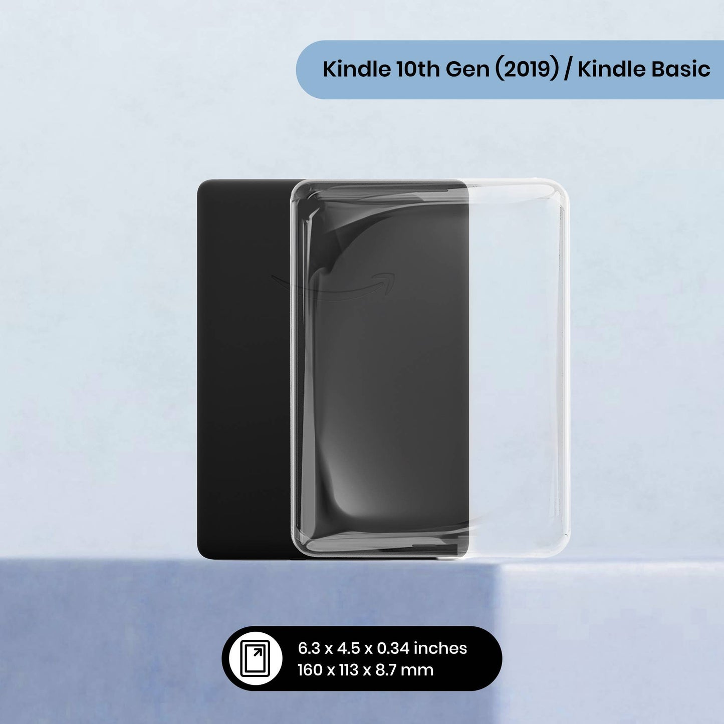 Clear Kindle Case: Paperwhite 7" 12th Gen (2024) / Signature Ed. / Colorsoft