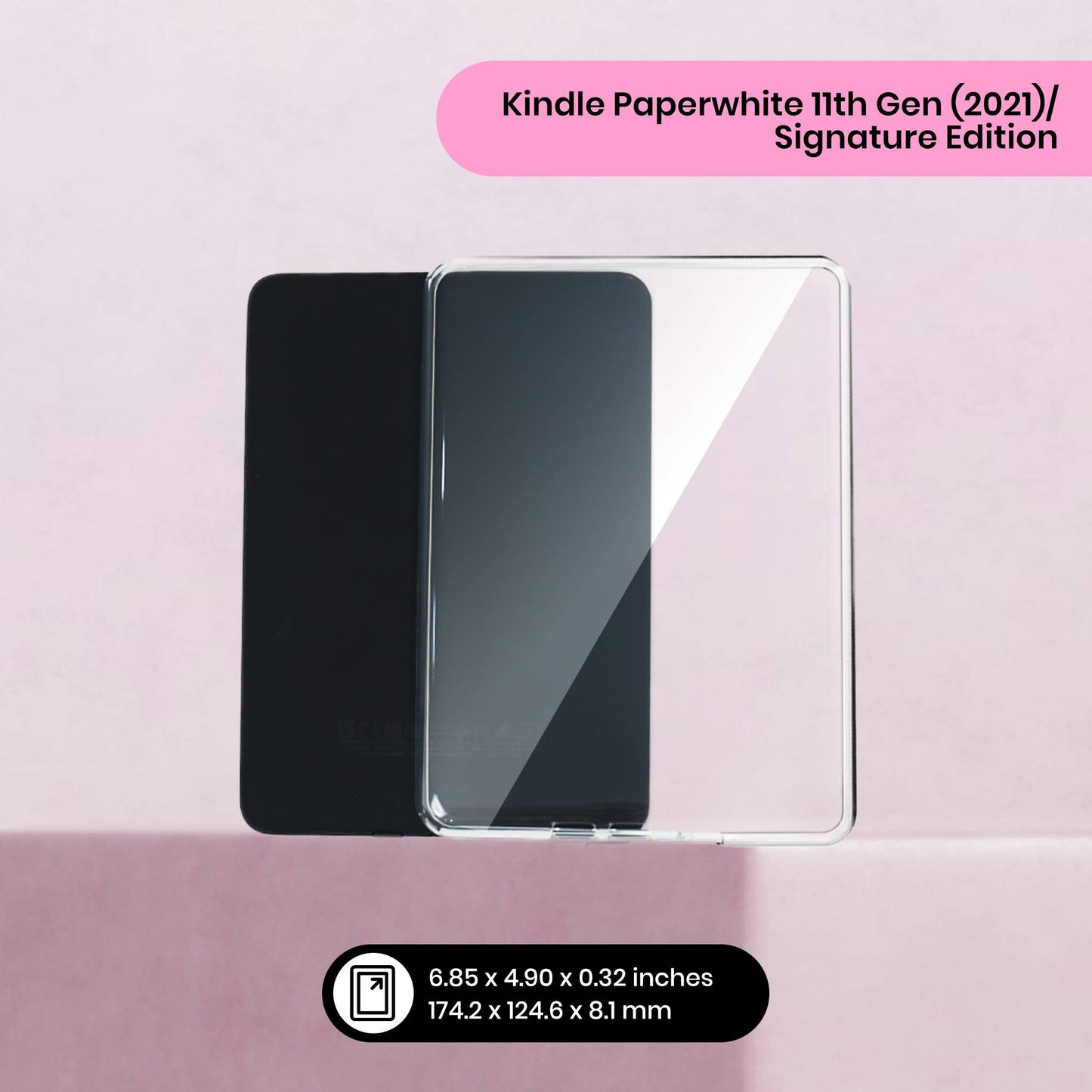 Clear Kindle Case: Paperwhite 10th Gen (Paperwhite 4)