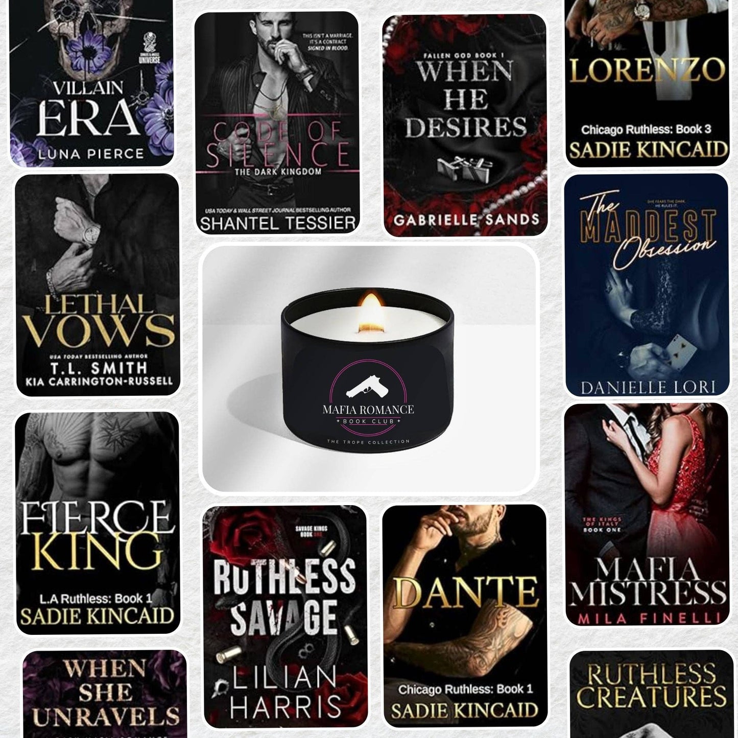 Mafia Romance Candle - The Trope Collection